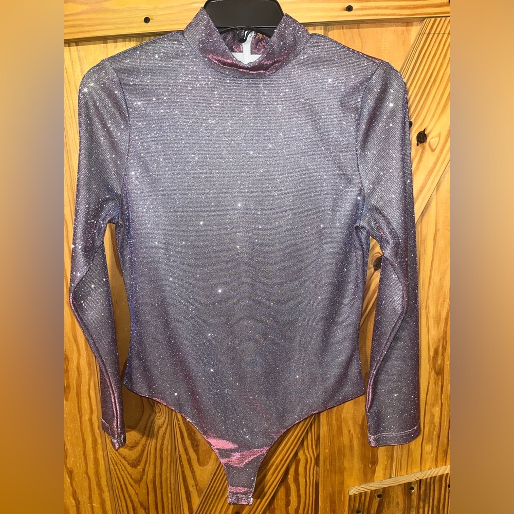 Purple shimmer bodysuit💜